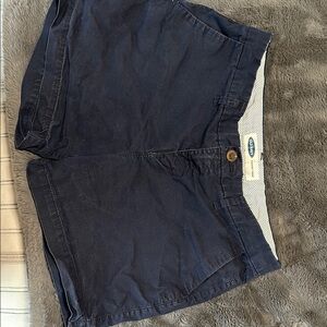Old Navy Blue Bermuda Shorts Classic Cotton Blend